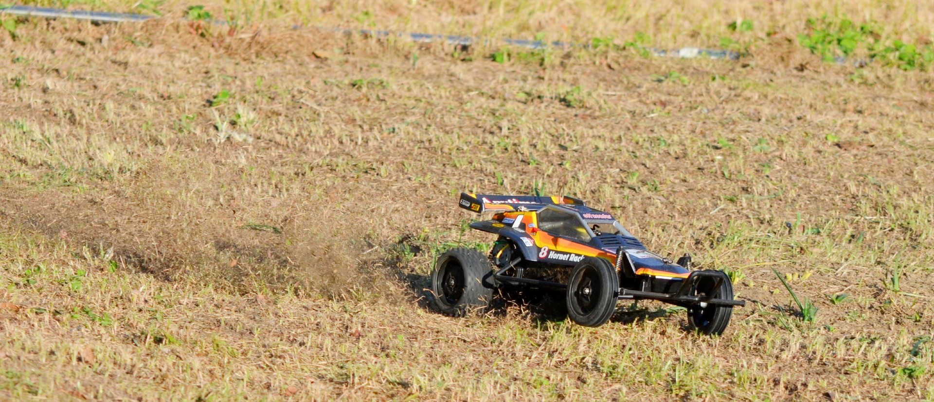 ホーネット ブラックメタリック: ラジコンカー、車輪ぐるぐる